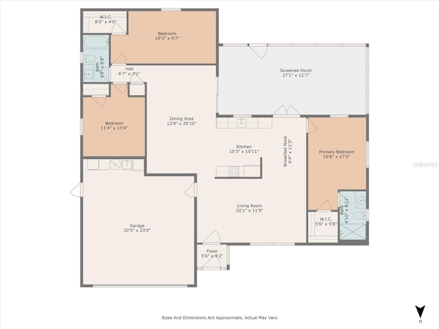 5433 81st Avenue Cir E, Palmetto, FL 34221 - property floor plan