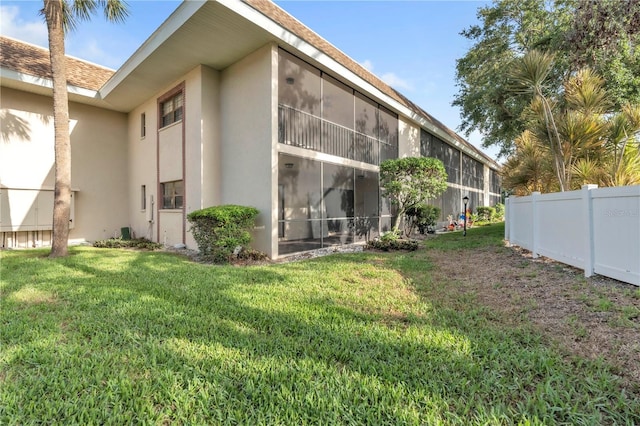 2727 75th St W Unit 1Af, Bradenton, FL 34209 - view of yard featuring a sunroom