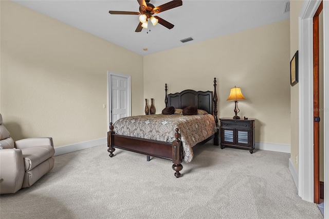 7025 Saddle Creek Cir, Sarasota, FL 34241 - carpeted bedroom featuring baseboards and ceiling fan