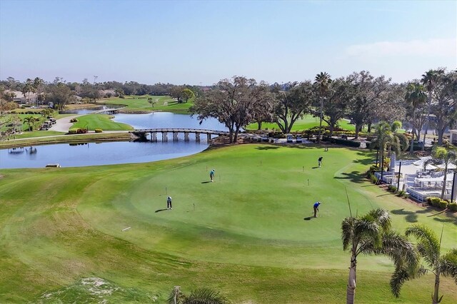4524 Baltry Ct, Bradenton, FL 34211 - view of home's community with a water view and view of golf course