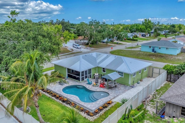 7727 9th Avenue Dr NW, Bradenton, FL 34209 - back of house featuring a patio area