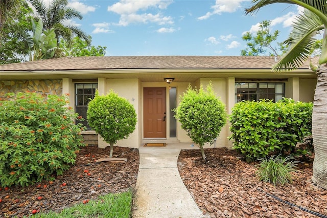 7401 3rd Ave NW, Bradenton, FL 34209 - property entrance featuring stucco siding