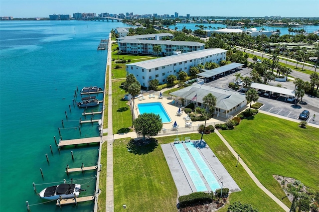 767 John Ringling Blvd Unit 25, Sarasota, FL 34236 - view of urban area featuring a nearby body of water and a pool