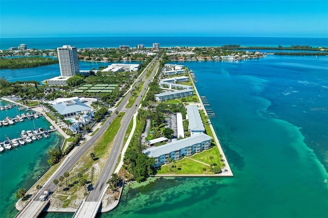 767 John Ringling Blvd Unit 25, Sarasota, FL 34236 - aerial view of a nearby body of water and numerous boat docks