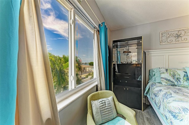 767 John Ringling Blvd Unit 25, Sarasota, FL 34236 - bedroom featuring wood finished floors and a textured ceiling