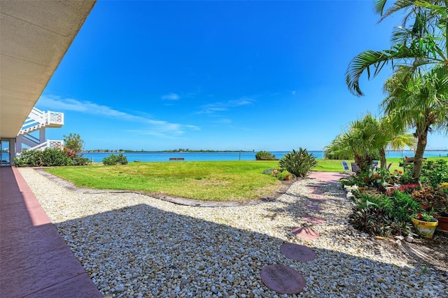 767 John Ringling Blvd Unit 25, Sarasota, FL 34236 - view of green lawn with a water view