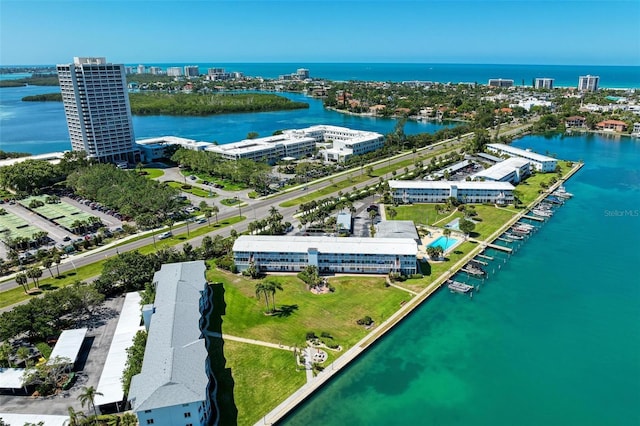 767 John Ringling Blvd Unit 25, Sarasota, FL 34236 - view of urban area featuring a nearby body of water and apartment complex / building