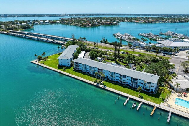 767 John Ringling Blvd Unit 25, Sarasota, FL 34236 - aerial view of a nearby body of water and a notable bridge