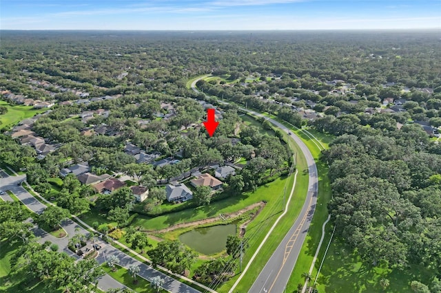 5103 Twin Creeks Dr, Valrico, FL 33596 - aerial view of property's location with a large body of water and nearby suburban area