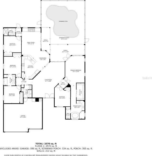 5103 Twin Creeks Dr, Valrico, FL 33596 - view of home floor plan