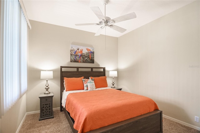 8579 54th Avenue Cir E, Bradenton, FL 34211 - bedroom featuring carpet floors and a ceiling fan