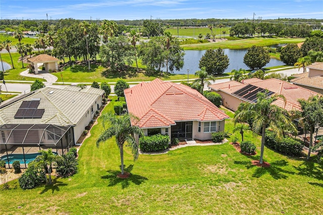 8906 Stone Harbour Loop, Bradenton, FL 34212 - view from above of property with a large body of water