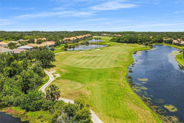 8906 Stone Harbour Loop, Bradenton, FL 34212 - aerial perspective of suburban area featuring a nearby body of water and a local golf course