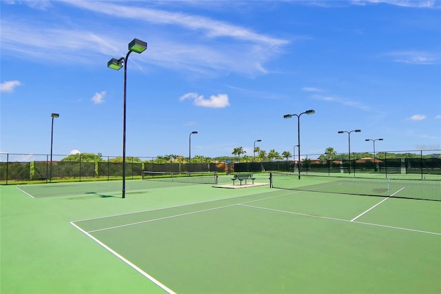 8906 Stone Harbour Loop, Bradenton, FL 34212 - view of tennis court with community basketball court