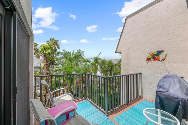 5806 Gulf Dr Unit 201S, Holmes Beach, FL 34217 - balcony featuring a grill