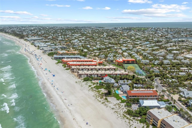 5806 Gulf Dr Unit 201S, Holmes Beach, FL 34217 - aerial view of waterfront with a beach