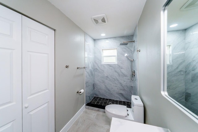 4616 34th Ave E, Bradenton, FL 34208 - full bath with tiled shower and marble finish flooring