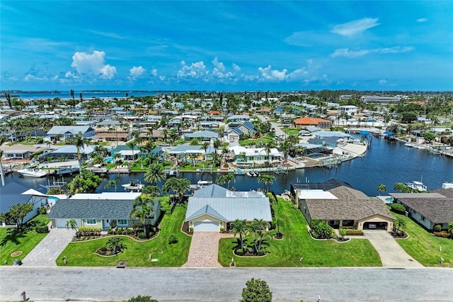 4508 Mangrove Point Rd, Bradenton, FL 34210 - aerial view of residential area with a large body of water