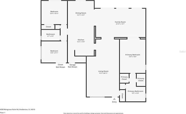 4508 Mangrove Point Rd, Bradenton, FL 34210 - room layout