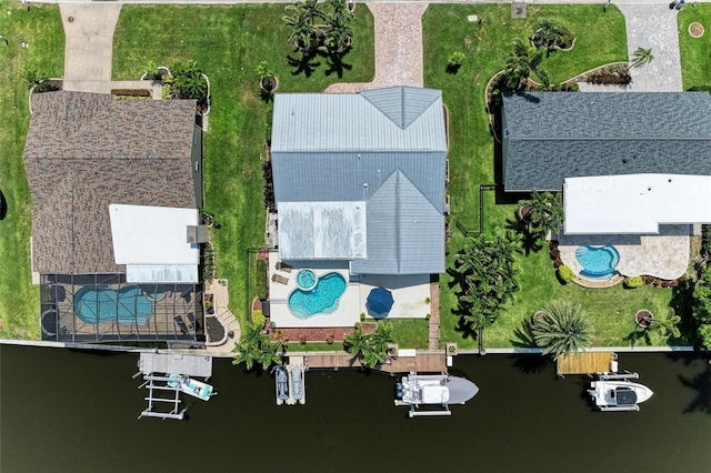 4508 Mangrove Point Rd, Bradenton, FL 34210 - aerial view of a pool