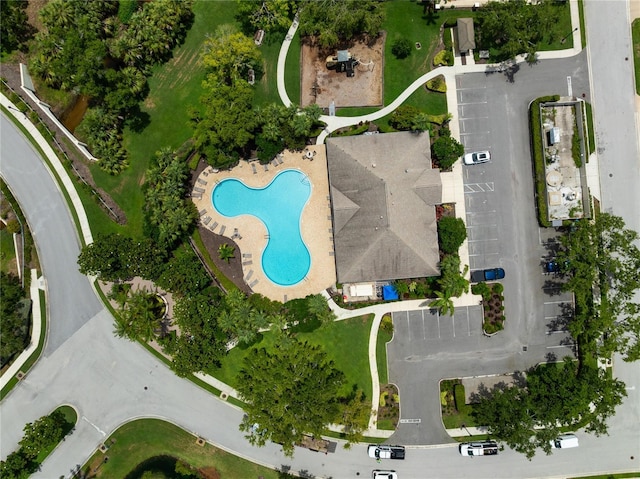 7403 Hamilton Rd, Bradenton, FL 34209 - aerial view of property's location featuring a pool area