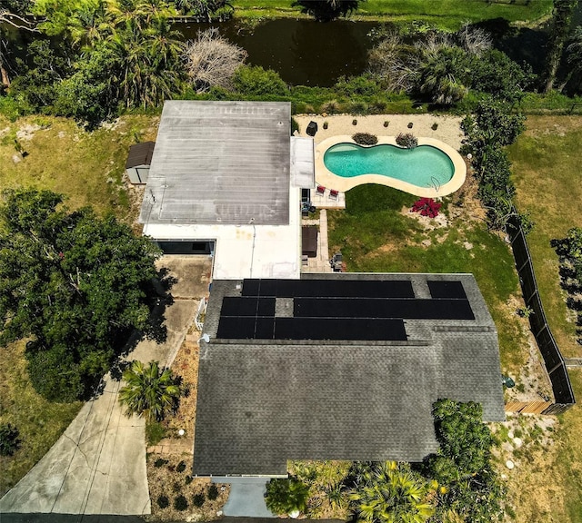 2216 Lake Shore Dr, Nokomis, FL 34275 - aerial view of a pool