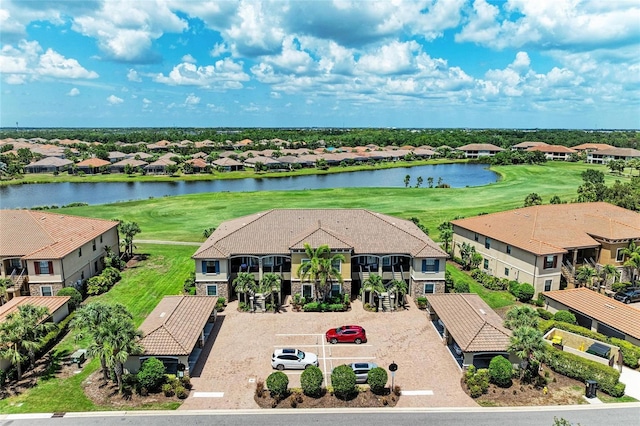 13609 Messina Loop Unit 104, Bradenton, FL 34211 - aerial view of residential area with a large body of water and a local golf course