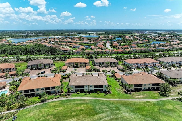 13609 Messina Loop Unit 104, Bradenton, FL 34211 - aerial view of residential area featuring a large body of water