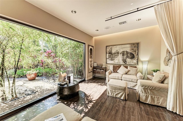13609 Messina Loop Unit 104, Bradenton, FL 34211 - living room featuring recessed lighting and wood finished floors