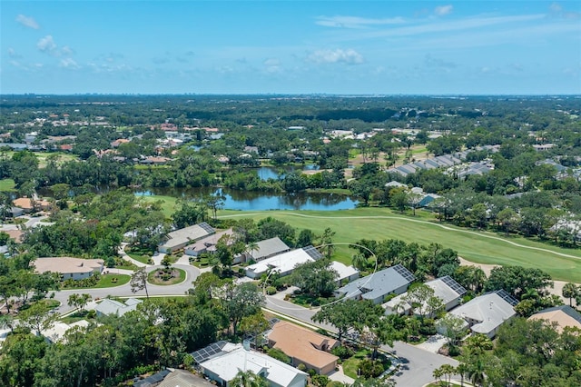 7952 Hampton Ct, University Park, FL 34201 - aerial view of property's location with a golf club, a nearby body of water, and nearby suburban area