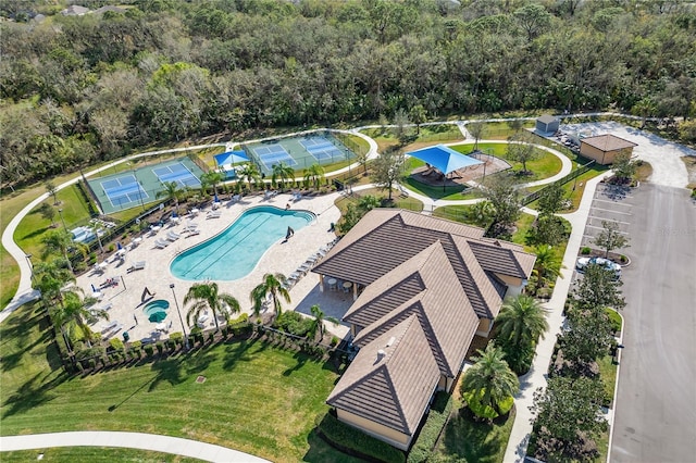 826 Honeyflower Loop, Bradenton, FL 34212 - aerial view of property's location featuring a pool