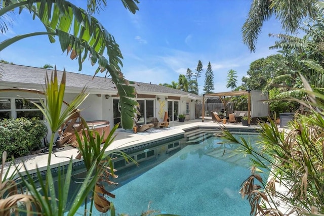 6731 Washington Pl, Bradenton, FL 34207 - outdoor pool with a patio