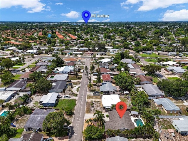 6731 Washington Pl, Bradenton, FL 34207 - aerial perspective of suburban area