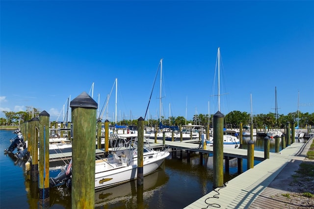 6731 Washington Pl, Bradenton, FL 34207 - dock with a water view