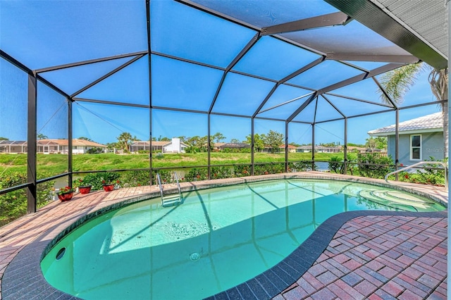 74 Windsor Dr, Englewood, FL 34223 - swimming pool with a lanai and a patio