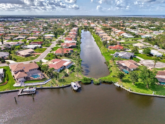 74 Windsor Dr, Englewood, FL 34223 - aerial view of residential area with a large body of water