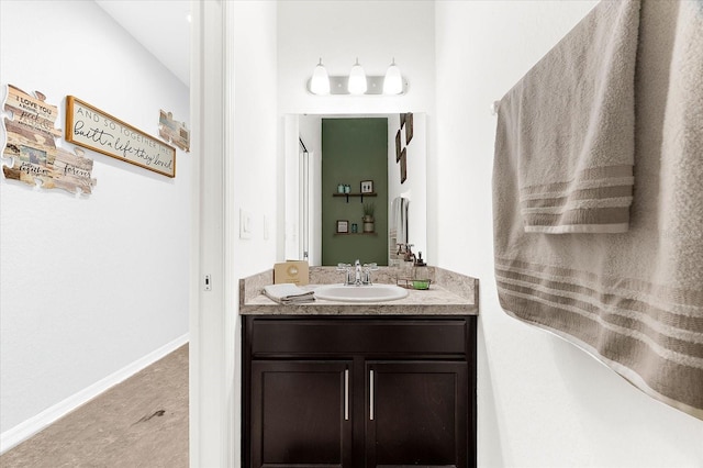 4644 Vignette Way, Sarasota, FL 34240 - bathroom with vanity and baseboards