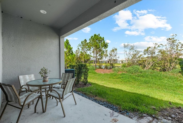 4644 Vignette Way, Sarasota, FL 34240 - view of patio featuring outdoor dining area