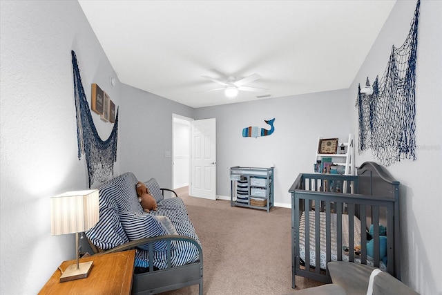 4644 Vignette Way, Sarasota, FL 34240 - bedroom with carpet flooring and ceiling fan