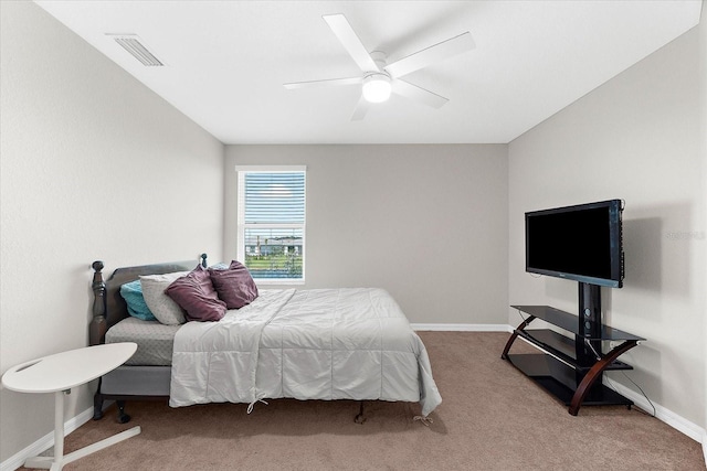 4644 Vignette Way, Sarasota, FL 34240 - bedroom with carpet flooring and a ceiling fan