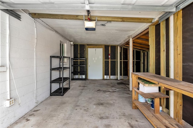 320 59th St W, Bradenton, FL 34209 - below grade area with concrete block wall