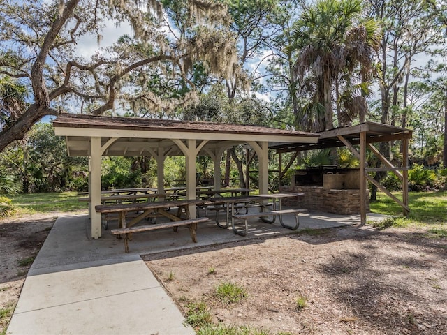 673 Crane Prairie Way, Osprey, FL 34229 - view of home's community with a gazebo and a patio