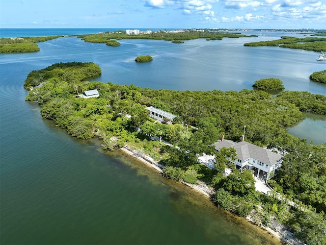 673 Crane Prairie Way, Osprey, FL 34229 - bird's eye view of a large body of water