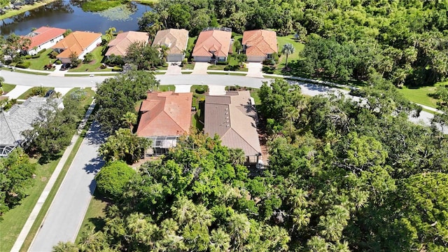 5018 Hanging Moss Ln, Sarasota, FL 34238 - aerial perspective of suburban area with a large body of water