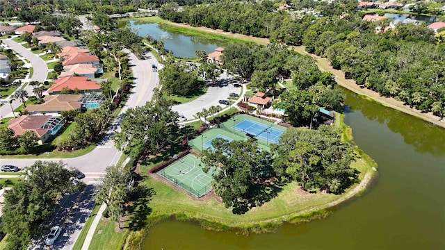 5018 Hanging Moss Ln, Sarasota, FL 34238 - aerial view of property and surrounding area with a nearby body of water