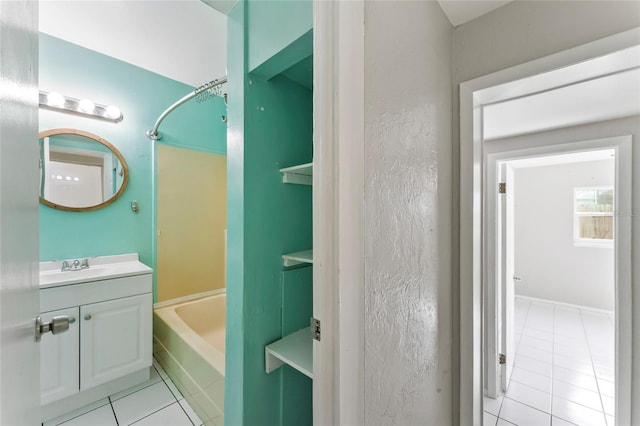 8075 48th Ave N, Saint Petersburg, FL 33709 - full bath featuring tile patterned floors, bathing tub / shower combination, and vanity