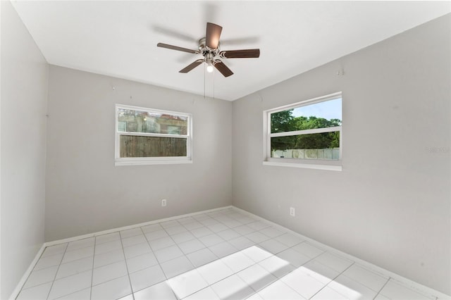 8075 48th Ave N, Saint Petersburg, FL 33709 - unfurnished room featuring a ceiling fan and tile patterned flooring