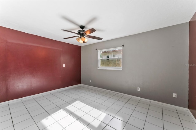 8075 48th Ave N, Saint Petersburg, FL 33709 - unfurnished room featuring ceiling fan and light tile patterned floors