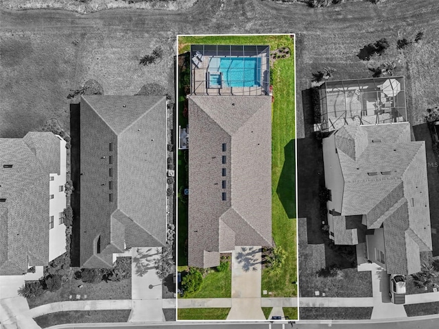 15316 Shady Palms Ln, Nokomis, FL 34275 - aerial overview of property's location with property boundaries highlighted