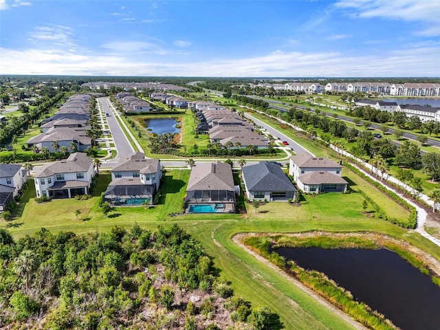 15316 Shady Palms Ln, Nokomis, FL 34275 - aerial view of residential area with a nearby body of water